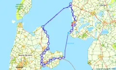 Route in Friesland