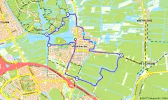 Route in Noord-Holland