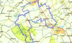 Route in Friesland