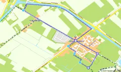 Route in Noor-Holland