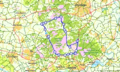 Route in Gelderland