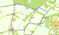 Route in Friesland