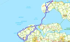 Route in Zeeland