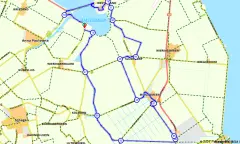 Route in Noord-Holland