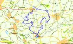 Route in Gelderland