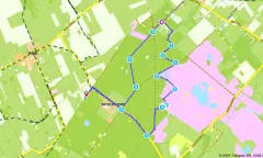 Route in Drenthe