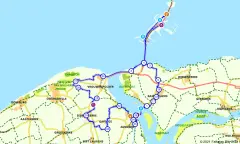 Route in Zeeland