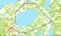 Route in Friesland