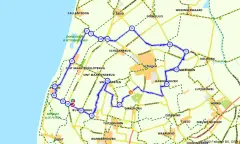 Route in Noord-Holland