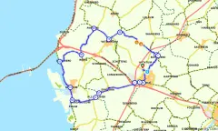 Route in Friesland