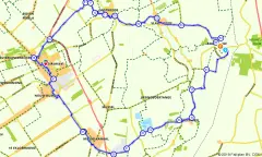 Route in Groningen