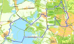 Route in Noord-Holland