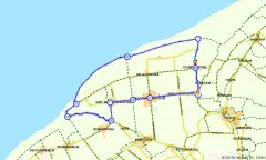 Route in Friesland