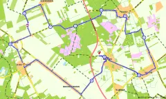 Route in Drenthe