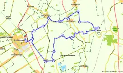 Route in Groningen