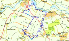 Route in Gelderland