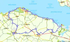 Route in Zeeland