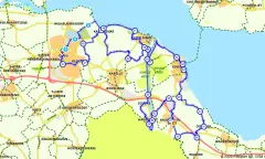 Route in Zeeland