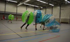 Voetballen in een bubbel