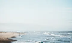 Strand en water Texel