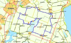 Route in Noord-Holland