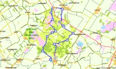 Route in Drenthe