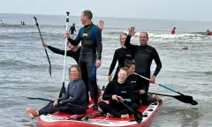 Op het water