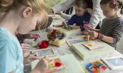 OERRR schapendag: Vilten met schapenwol