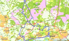 Route in Gelderland