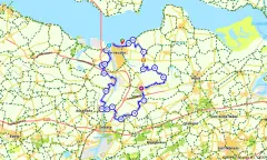 Route in Zeeland