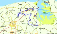 Route in Friesland