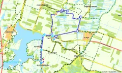 Route in Noord-Holland