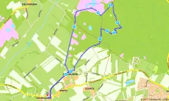Route in Drenthe