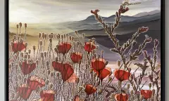 Poppies at sunrise