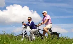 fietsen langs de Waal