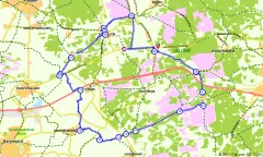 Route in Gelderland