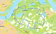 Route in Gelderland