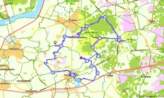 Route in Gelderland