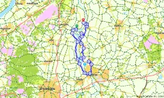 Route in Gelderland