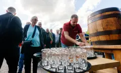 Bier wordt getapt