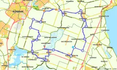 Route in Noord-Holland