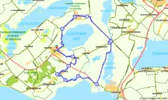 Route in Friesland