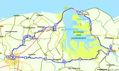 Route in Friesland