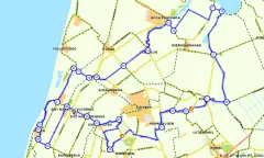 Route in Noord-Holland