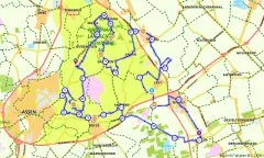 Route in Drenthe