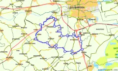 Route in Friesland