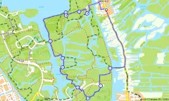 Route in Noord-Holland