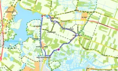 Route in Noord-Holland