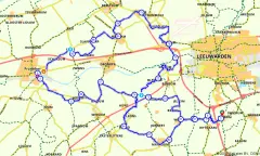 Route in Friesland