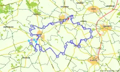 Route in Gelderland